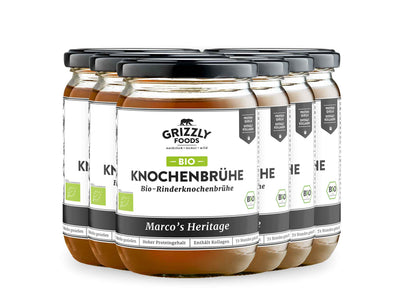 Bio-Rinderknochenbrühe