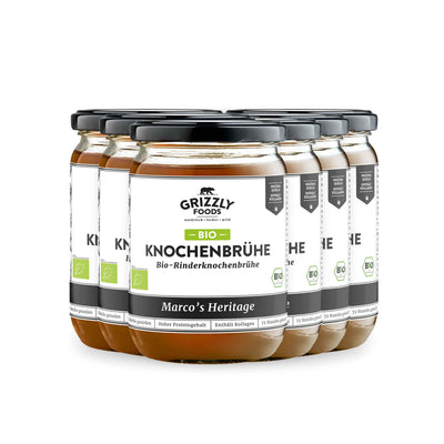 Bio-Rinderknochenbrühe