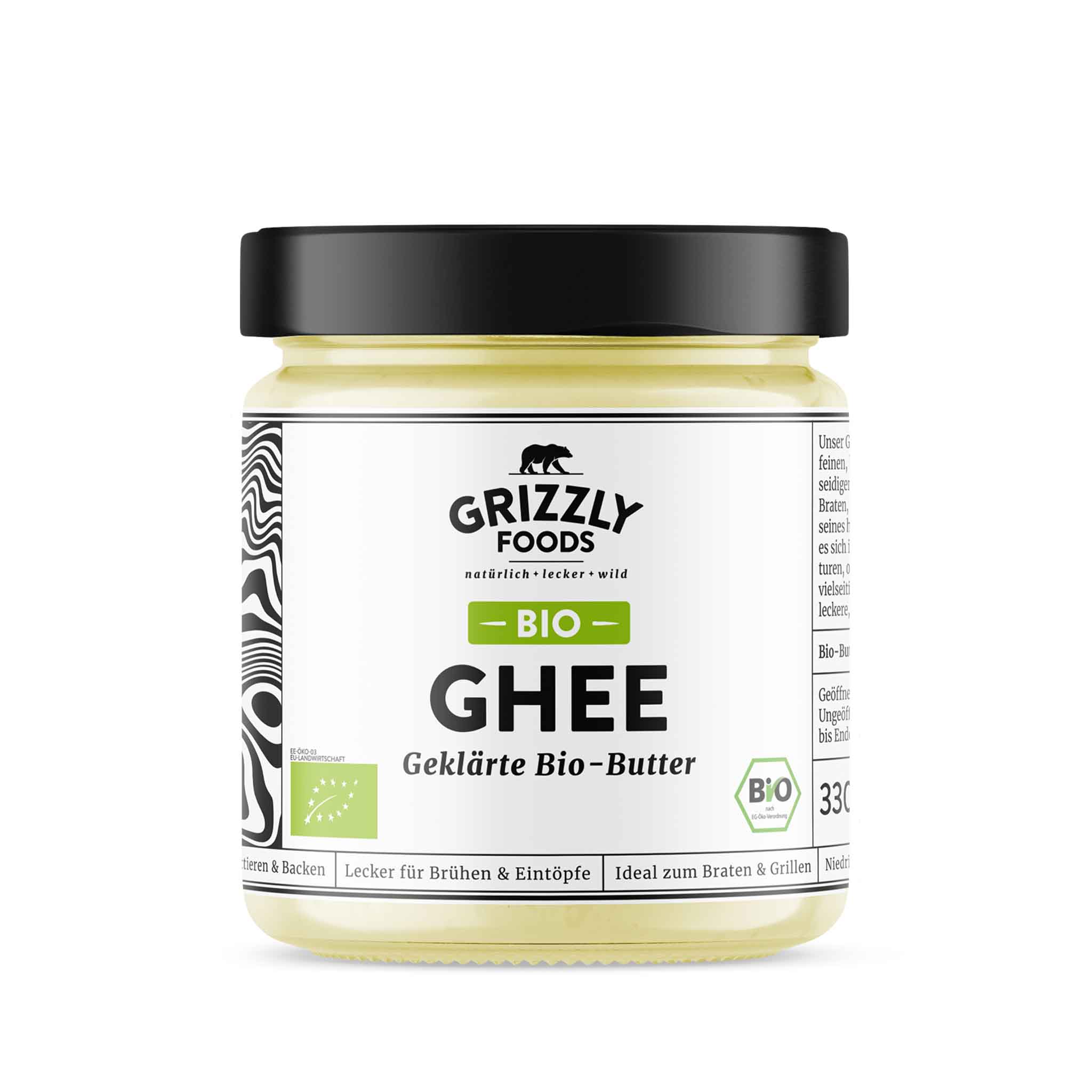 aufbewahrung ghee Bio-Ghee – aromatisch zum Braten, Backen & Frittieren – Grizzly Foods