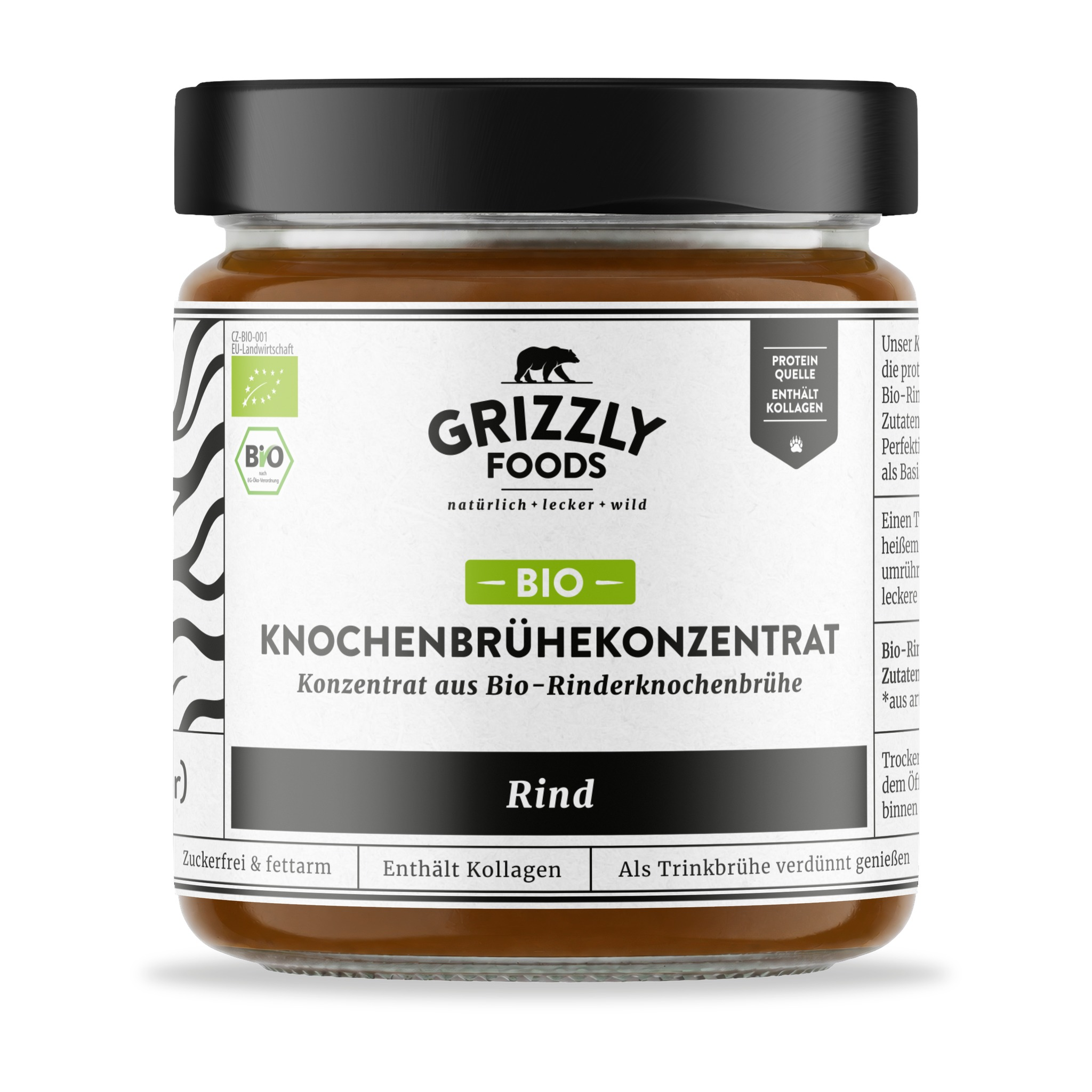 Bio-Rinderknochenbrühekonzentrat 400 g Front