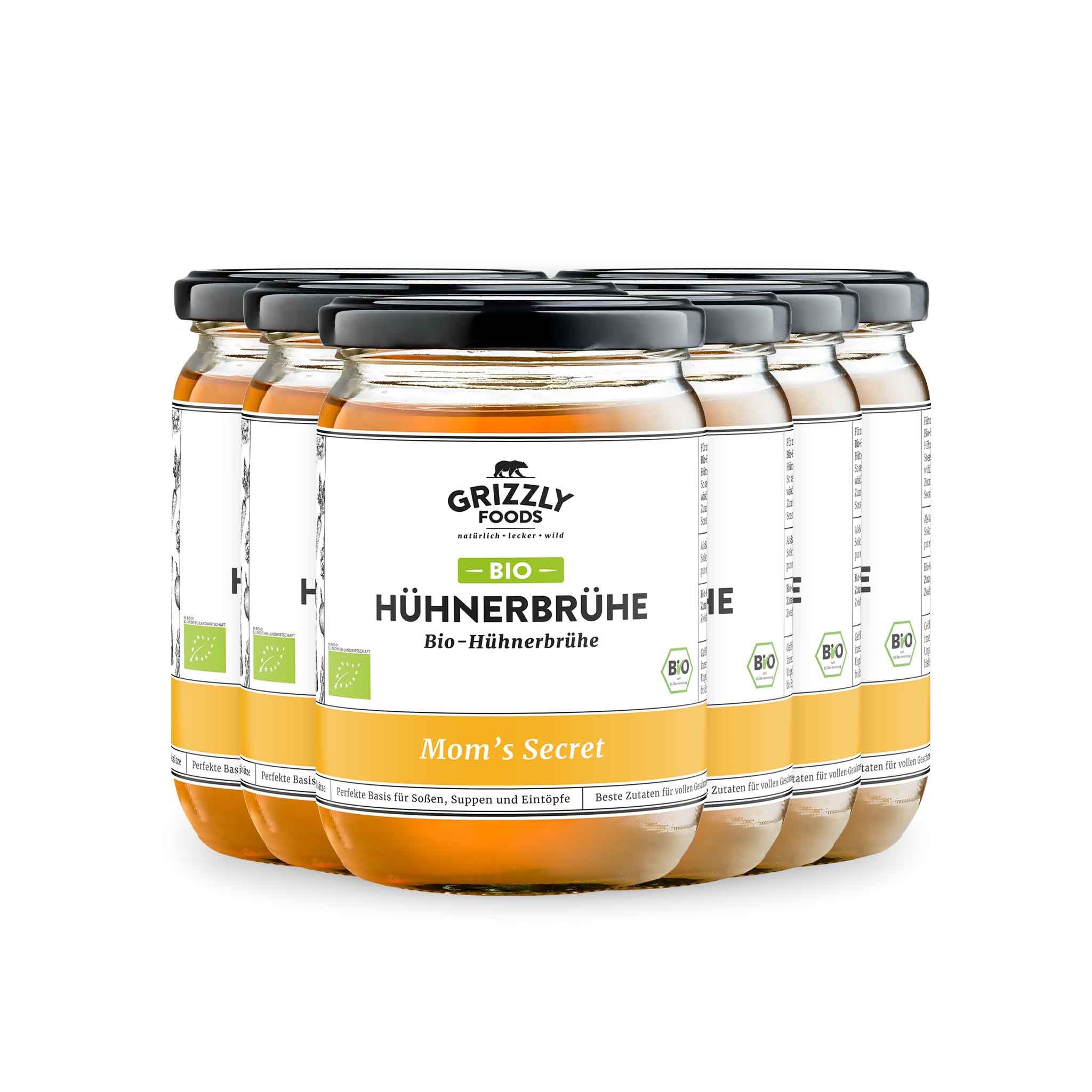 Bio-Hühnerbrühe