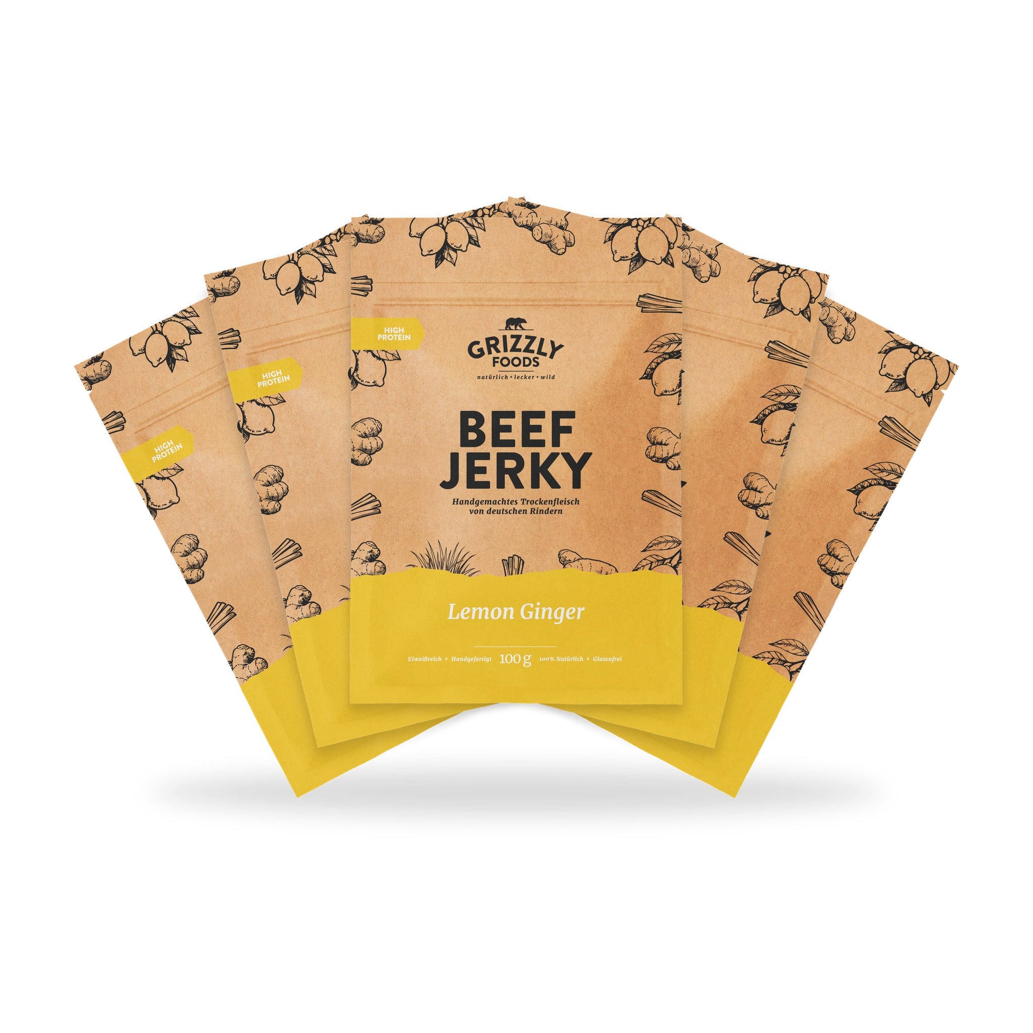 Beef Jerky Lemon Ginger
