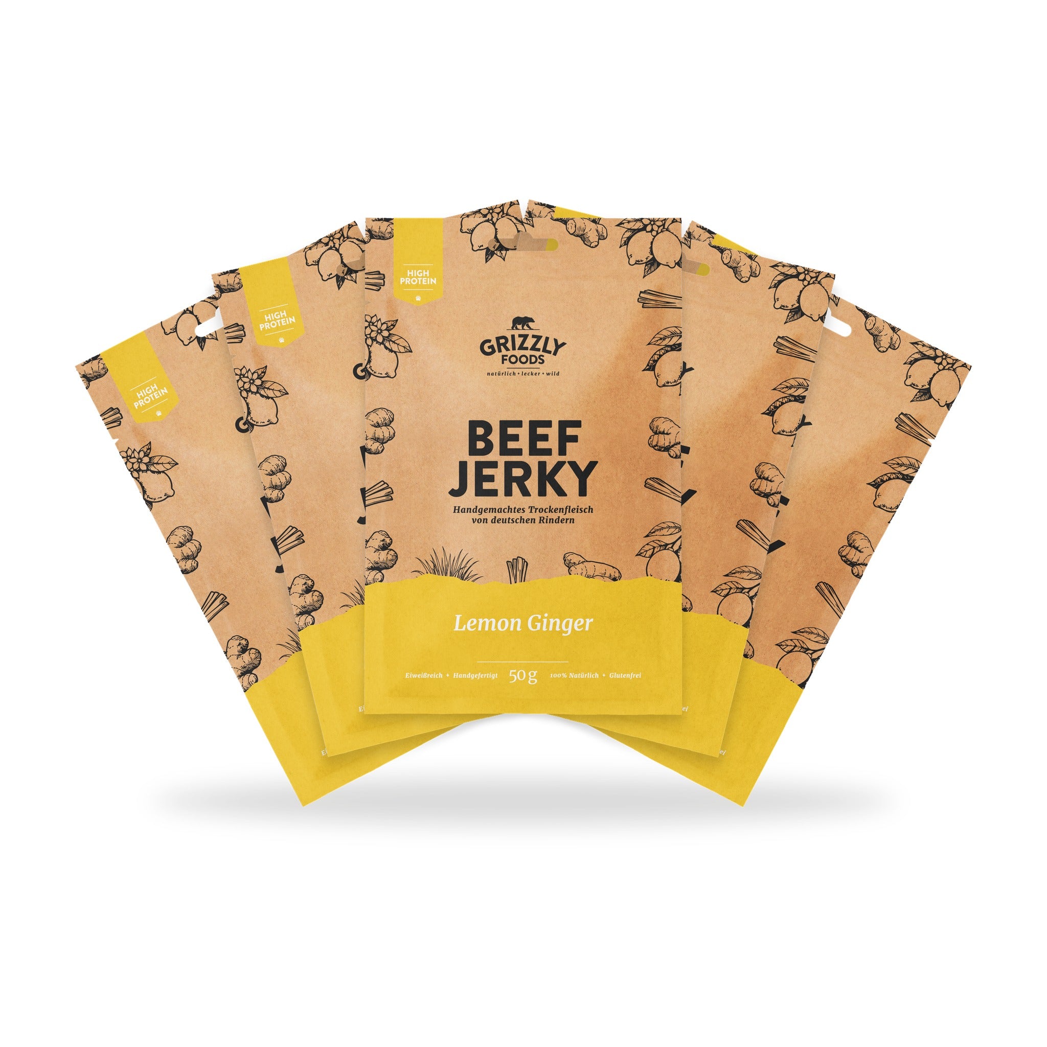 Beef Jerky Lemon Ginger