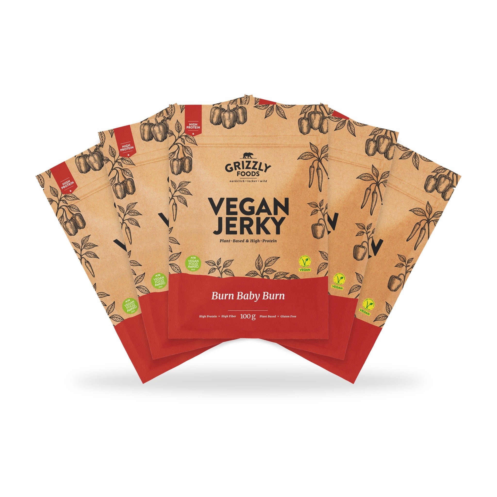 Vegan Jerky Burn Baby Burn