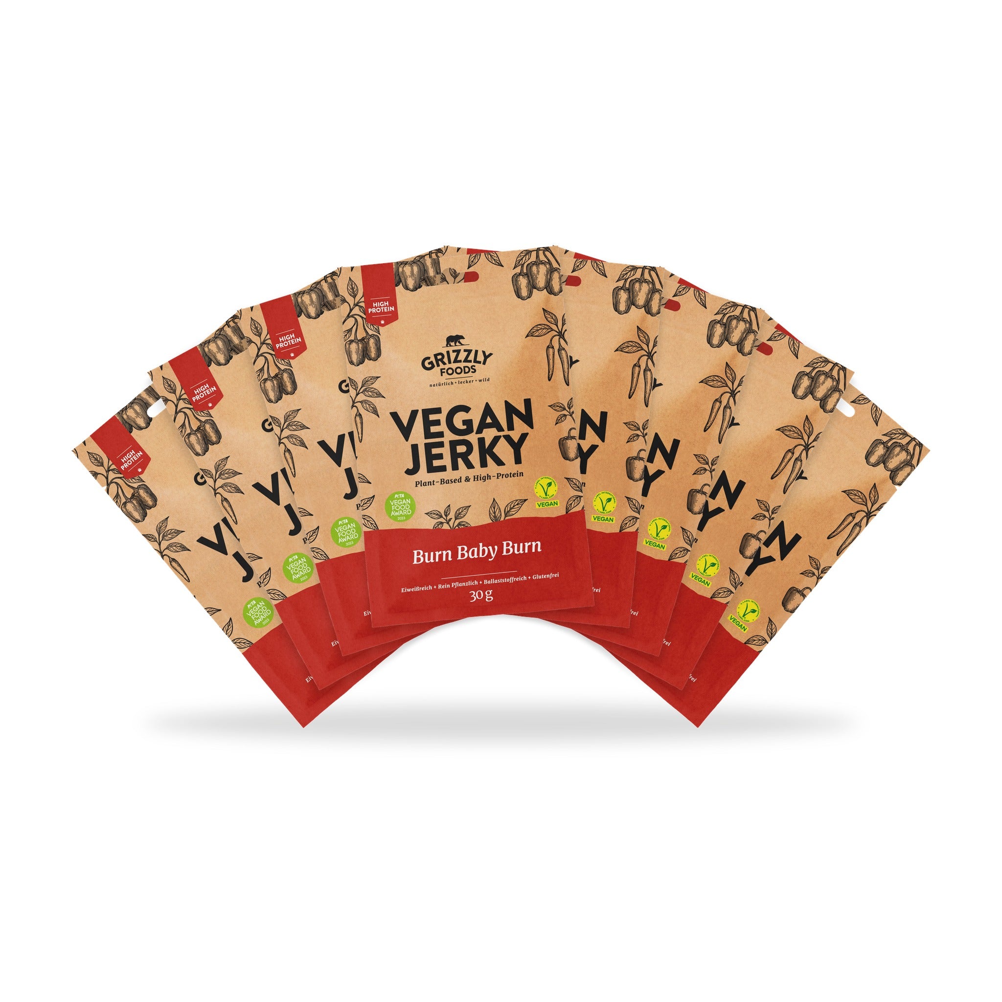 Vegan Jerky Burn Baby Burn