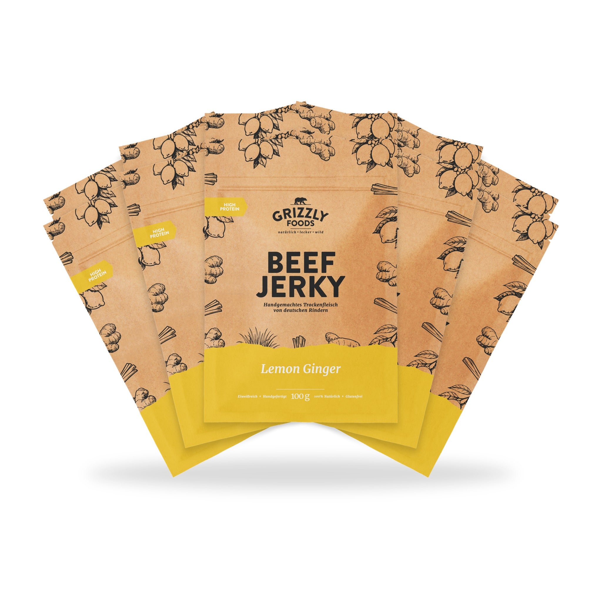 Beef Jerky Lemon Ginger
