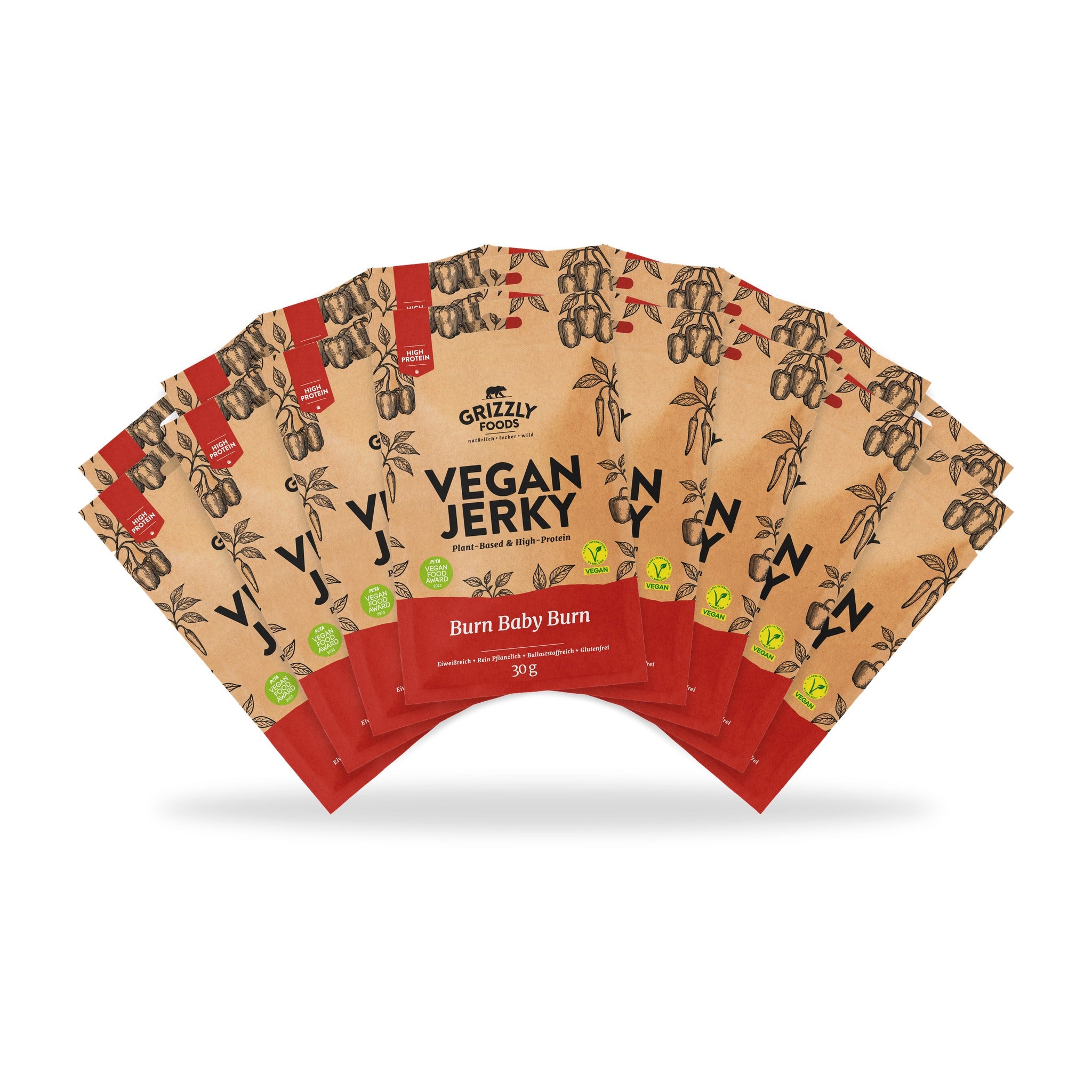 Vegan Jerky Burn Baby Burn