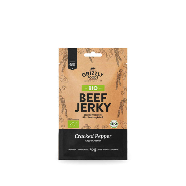 Bio Beef Jerky Cracked Pepper