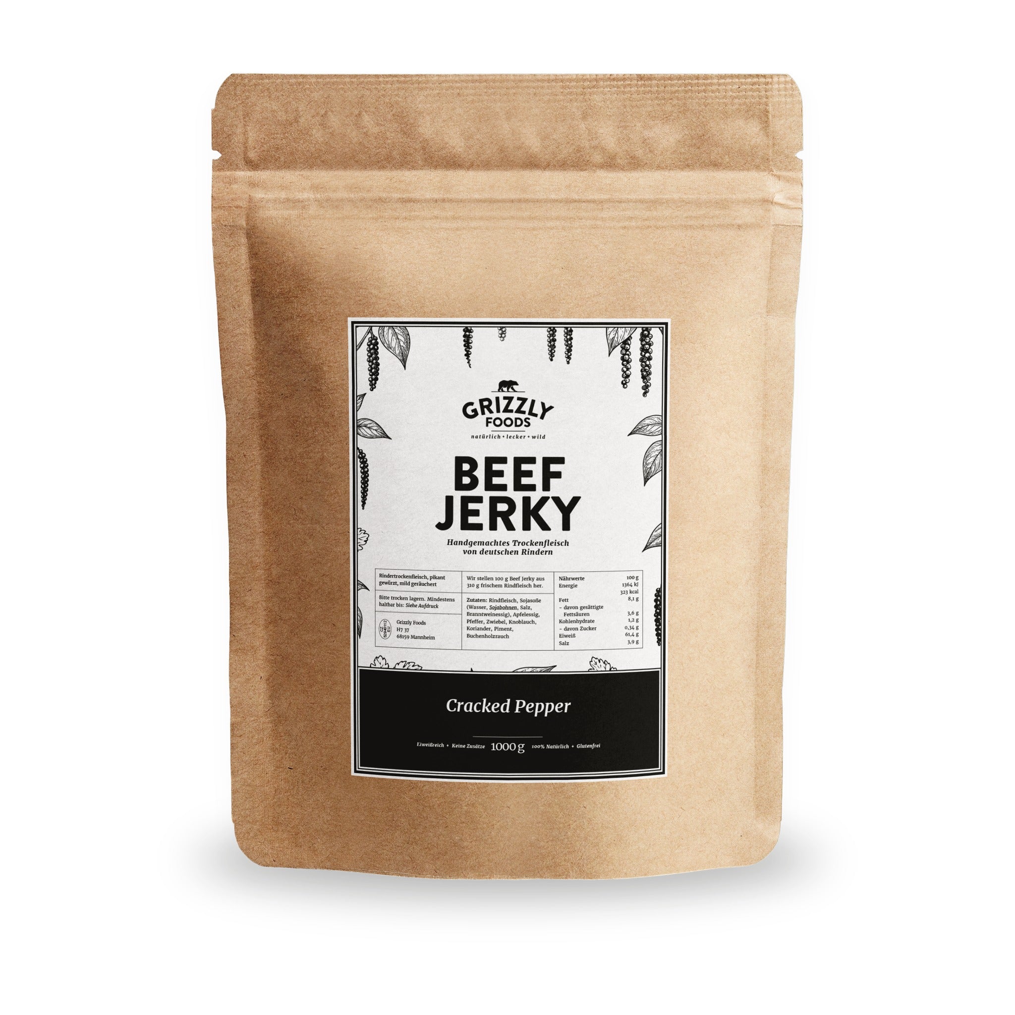 Beef Jerky Cracked Pepper