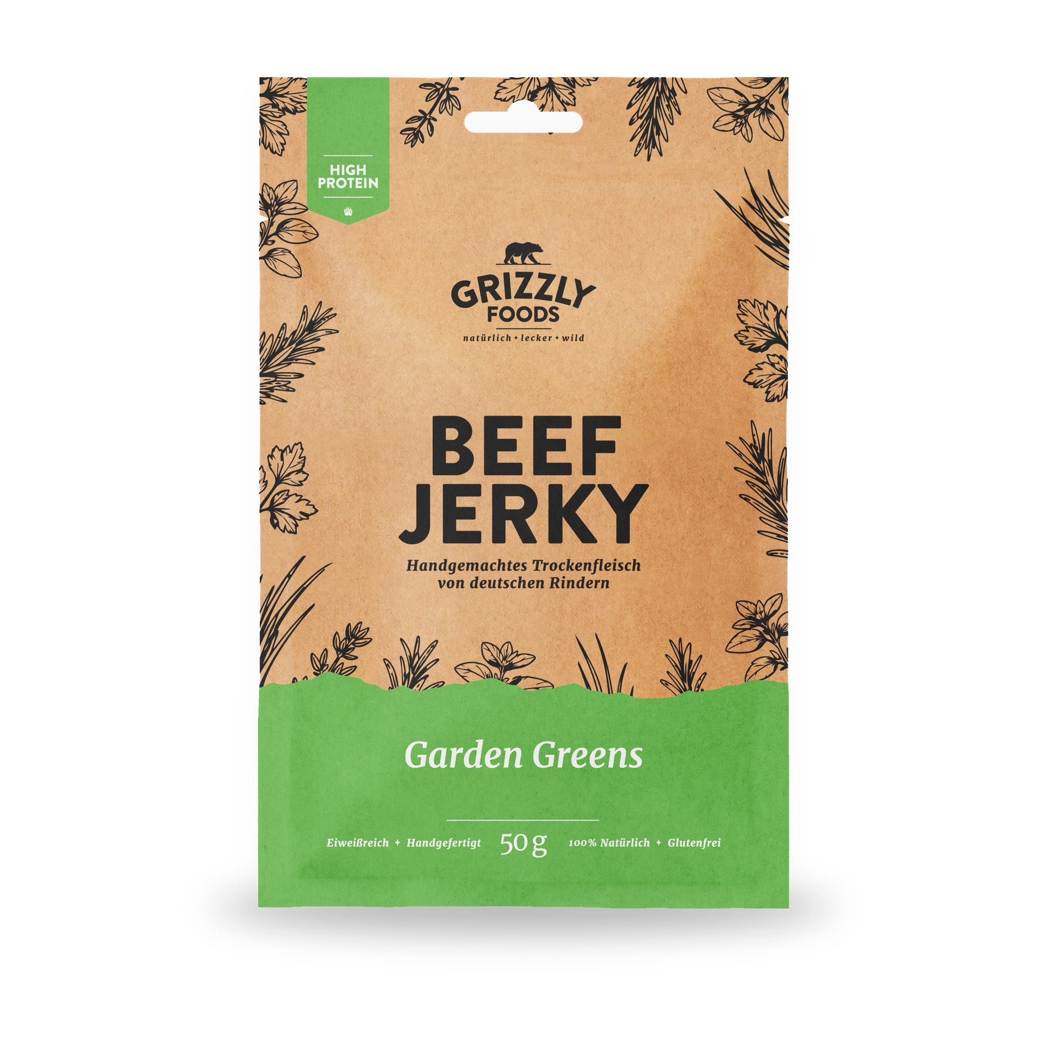 Beef Jerky Garden Greens