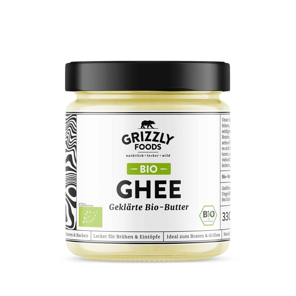 Bio-Ghee – aromatisch zum Braten, Backen & Frittieren – Grizzly Foods