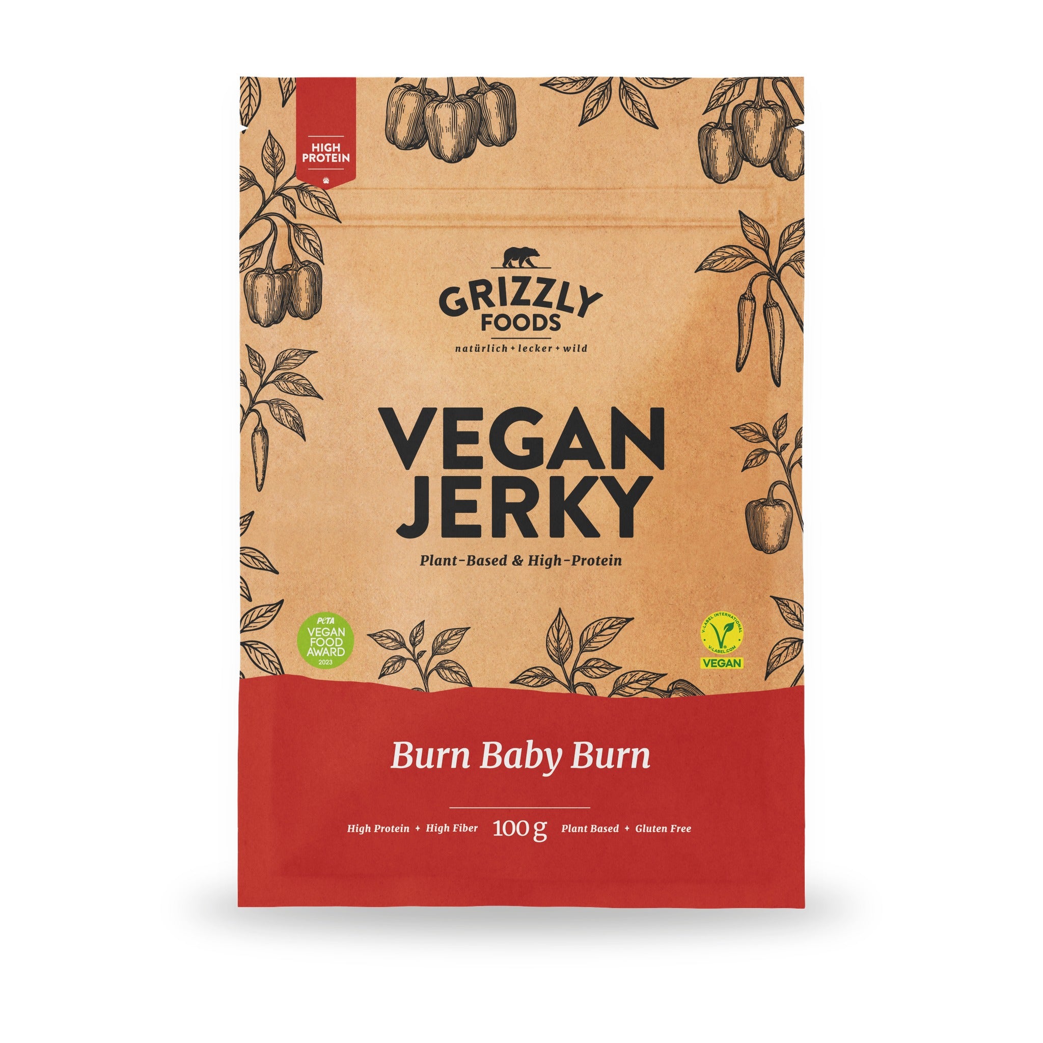 Vegan Jerky Burn Baby Burn