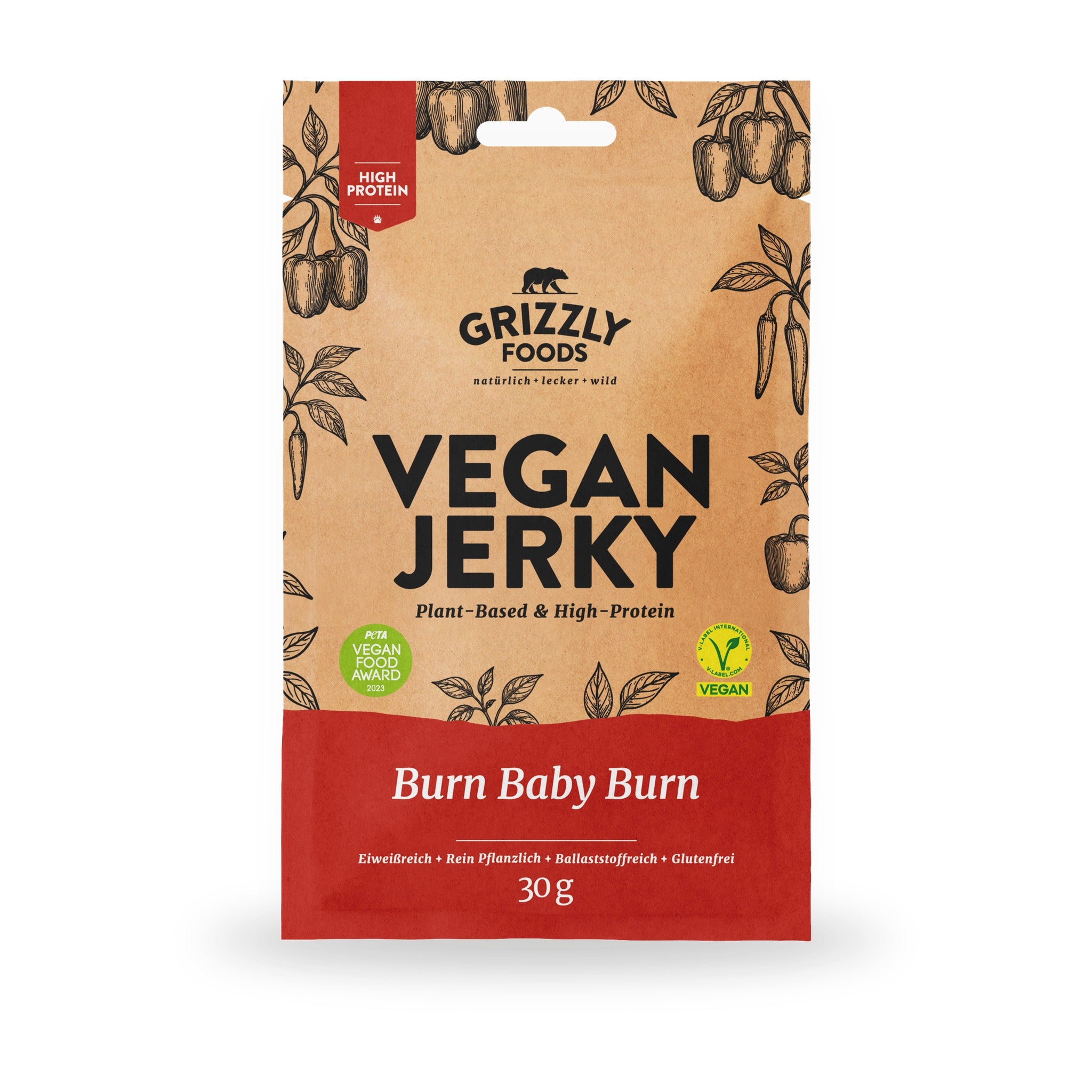Vegan Jerky Burn Baby Burn