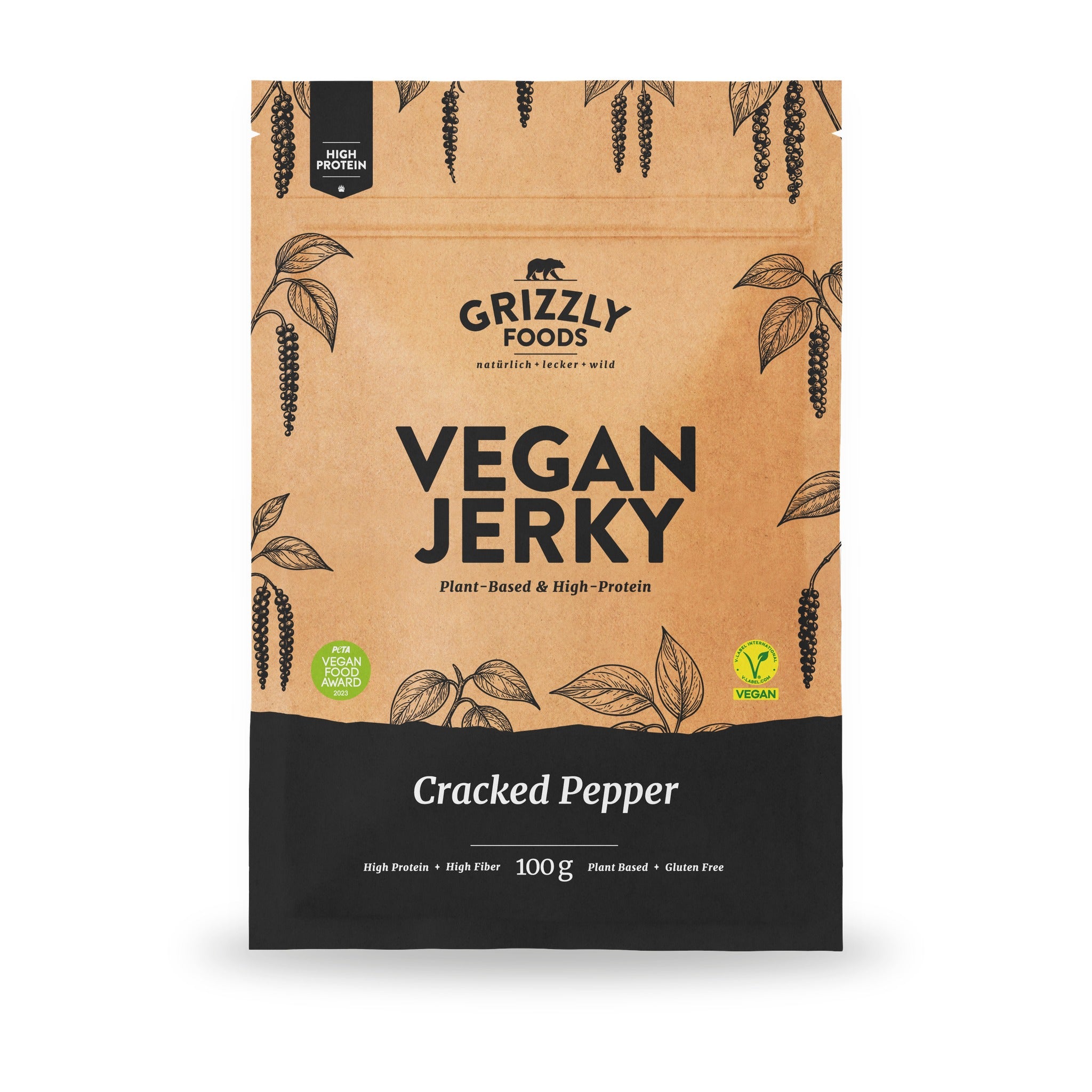 Vegan Jerky Cracked Pepper