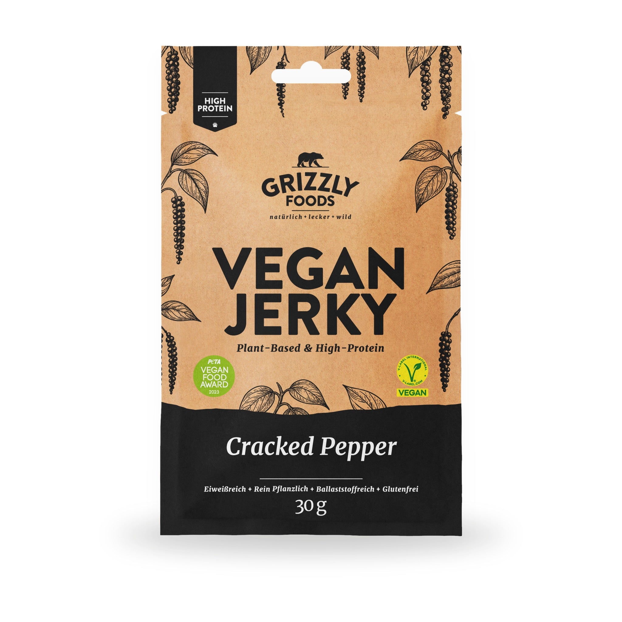 Vegan Jerky Cracked Pepper
